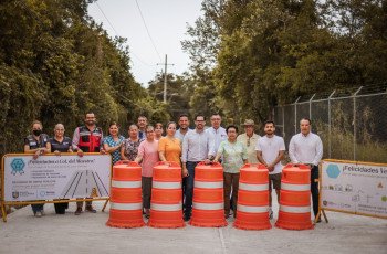 Entrega David de la Peña pavimentación de calidad en beneficio de la comunidad de San Francisco