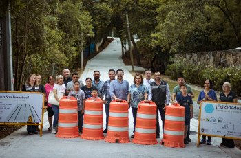 Abre Gobierno de David de la Peña vía alterna para vecinos de San Francisco, con la pavimentación de la calle Hernán Ferriño