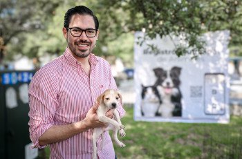 Impulsa David de la Peña la adopción responsable de mascotas; 18 caninos encuentran una familia